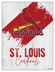 MLB's St Louis Cardinals Logo Design 08 Printed Canvas Wall Decor