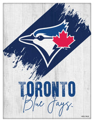 MLB's Toronto Blue Jays Logo Design 08 Printed Canvas Wall Decor