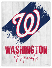 MLB's Washington Nationals Logo Design 08 Printed Canvas Wall Decor