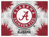 Alabama Crimson Tide Logo Wall Decor Canvas