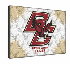 Boston College Eagles Logo Printed Canvas Wall Decor