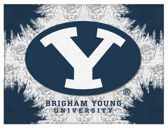 BYU Cougars Logo Wall Decor Canvas