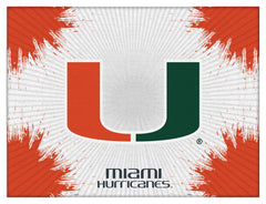 Miami Hurricanes Logo Wall Decor Canvas