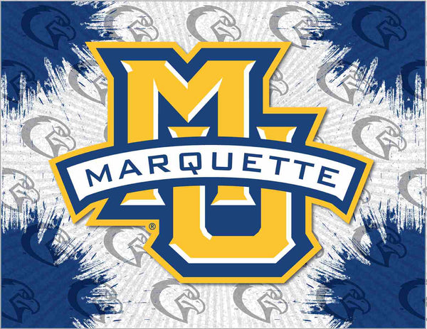 Marquette University Golden Eagles Logo Wall Decor Canvas