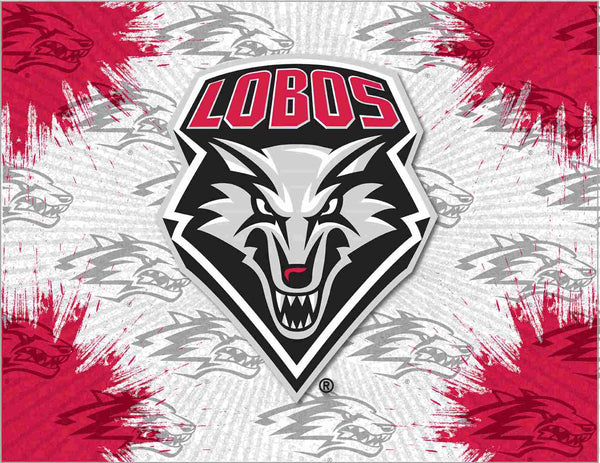 University of New Mexico Lobos Logo Wall Decor Canvas