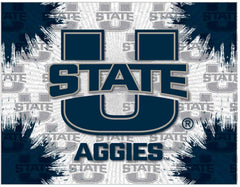 Utah State Aggies Logo Wall Decor Canvas
