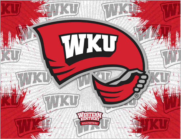 Western Kentucky Hilltoppers Logo Wall Decor Canvas