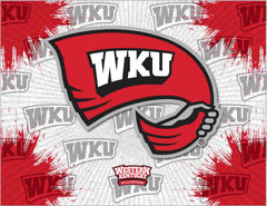 Western Kentucky Hilltoppers Logo Wall Decor Canvas
