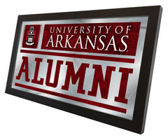 Arkansas Razorbacks Alumni Mirror Wall Decor by Holland Bar Stool Company Side View