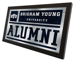 BYU Cougars Alumni Mirror Wall Decor by Holland Bar Stool Company Side View