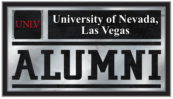 UNLV Runnin' Rebels Logo Alumni Mirror | Officially Licensed Collegiate Decor