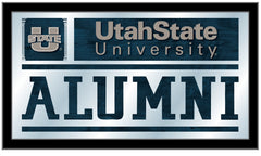 Utah State Aggies Alumni Mirror by Holland Bar Stool Company Home Decor