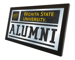 Wichita State Shockers Alumni Mirror by Holland Bar Stool Company Home Decor Side View