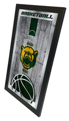Baylor Bears Basketball Mirror by Holland Bar Stool Company Home Sports Decor Side View