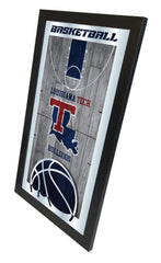 Louisiana Tech Bulldogs Basketball Mirror by Holland Bar Stool Company Home Sports Decor Side View