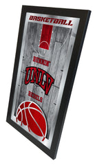 University of Nevada Las Vegas Runnin' Rebels Logo Basketball Mirror