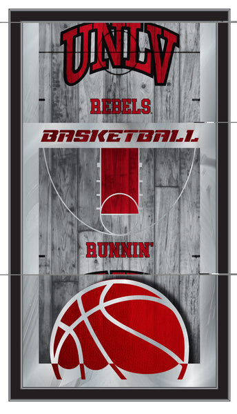 University of Nevada Las Vegas Runnin' Rebels Logo Basketball Mirror