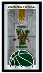 Vermont Catamounts Basketball Mirror by Holland Bar Stool Company Home Sports Decor