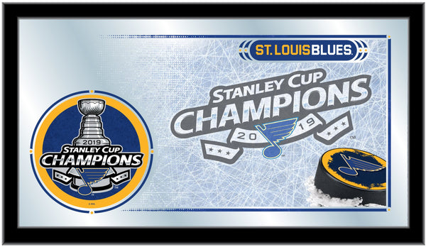 15" X 26" St. Louis Blues Stanley Cup Collector Mirror