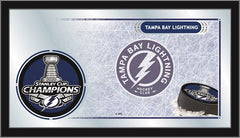 15" X 26" Tampa Bay Lightning 2020 Stanley Cup Collector Mirror