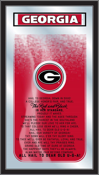 Georgia Bulldogs Logo Fight Song Mirror