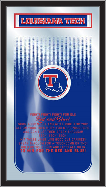 Louisiana Tech Bulldogs Logo Fight Song Mirror
