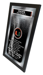 Miami Hurricanes Logo Fight Song Mirror