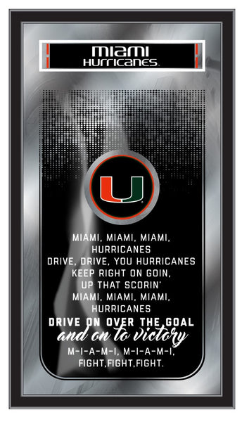 Miami Hurricanes Logo Fight Song Mirror