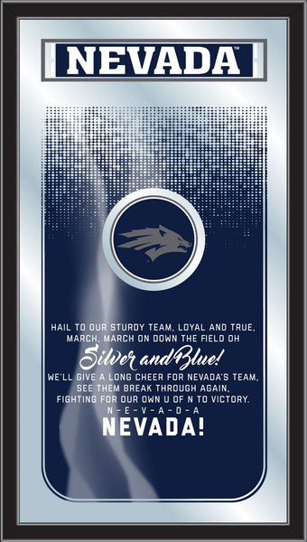 University of Nevada Reno Wolf Pack Logo Fight Song Mirror
