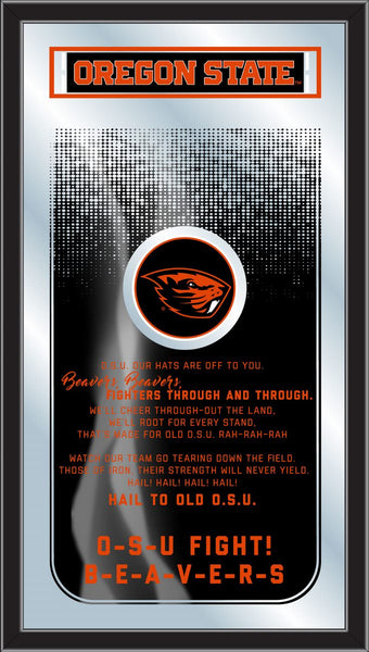Oregon State Beavers Logo Fight Song Mirror