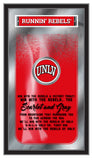 University of Nevada Las Vegas Runnin' Rebels Logo Fight Song Mirror