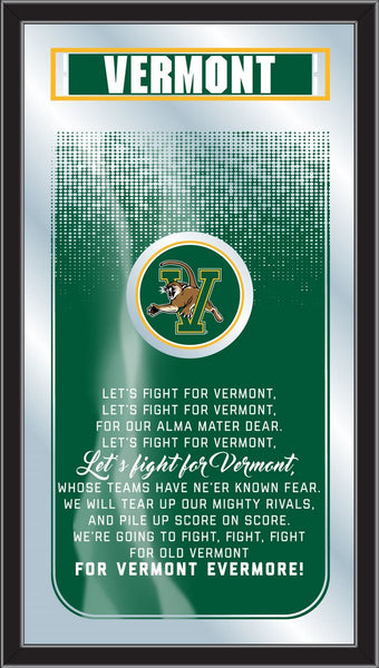 Vermont Catamounts Logo Fight Song Mirror