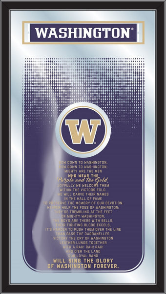Washington Huskies Logo Fight Song Mirror