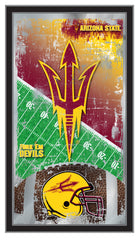 Arizona State Sun Devils Football Mirror by Holland Bar Stool Company Sports Wall Decor