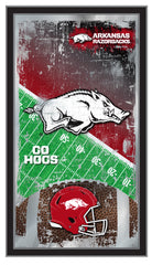 Arkansas Razorbacks Football Mirror by Holland Bar Stool Company Sports Wall Decor