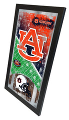 Auburn Tigers Football Mirror by Holland Bar Stool Company Sports Wall Decor Side View