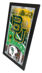 Baylor Bears Football Mirror Football Mirror by Holland Bar Stool Company Sports Wall Decor Side View