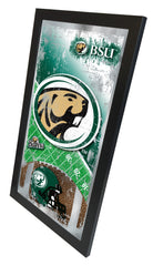 Bemidji State Beavers Football Mirror by Holland Bar Stool Company Sports Wall Decor Side View