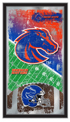 Boise State Broncos Football Mirror by Holland Bar Stool Company Sports Wall Decor