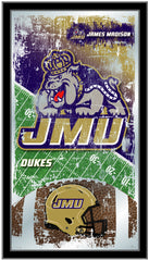 James Madison Dukes Football Mirror by Holland Bar Stool Company Home Sports Decor for him
