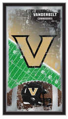 Vanderbilt Commodores Football Mirror by Holland Bar Stool Company Home Sports Decor for him