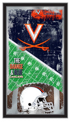 Virginia Cavaliers Football Mirror by Holland Bar Stool Company Home Sports Decor for him