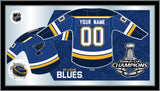 15" X 26" St. Louis Blues Stanley Cup Jersey Mirror