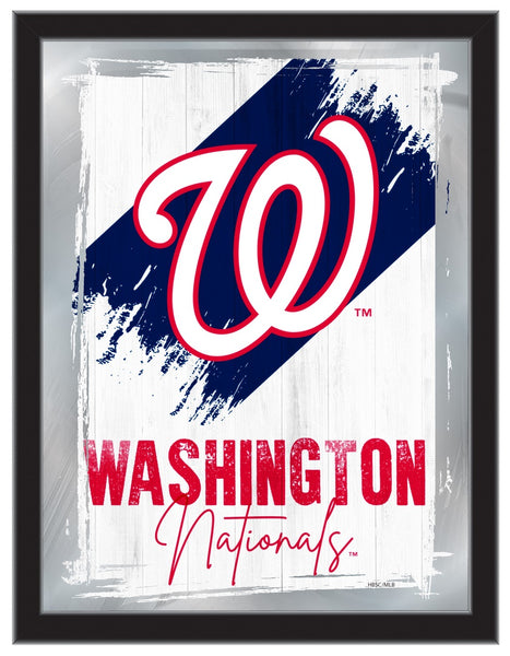 Washington Nationals MLB Wall Logo Mirror
