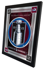 17" X 22" Colorado Avalanche 2022 Stanley Cup Logo Mirror