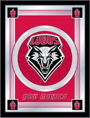 University of New Mexico LobosLogo Mirror | Lobos Bar Mirror Hanging Wall Decor