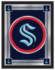 Seattle Kraken NHL Hockey Team Logo Mirror