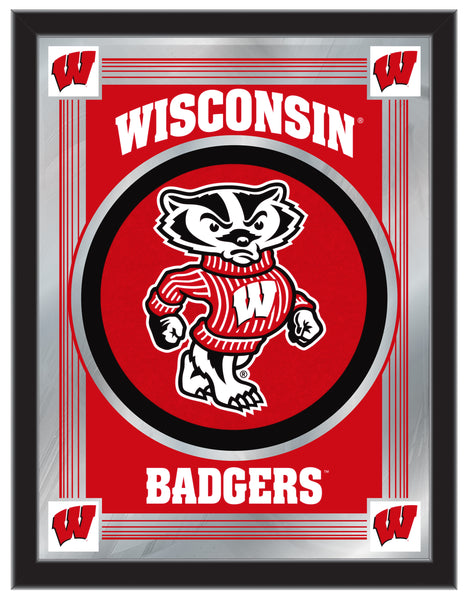 Wisconsin Badgers Logo Mirror