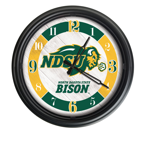 North Dakota State Bison Logo LED Clock | LED Outdoor Clock