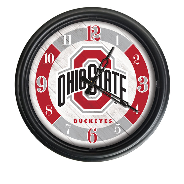 Ohio State Buckeyes Logo LED Clock | LED Outdoor Clock
